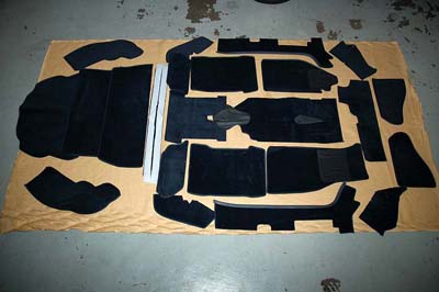 VW 1303 Teppich-Ausstattung