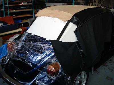 VW 1303 Verdeck Einschlagtuch