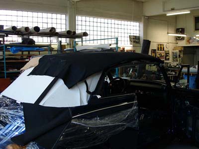 VW 1303 Verdeck Einschlagtuch