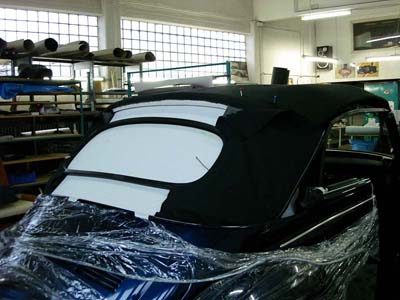 VW 1303 Verdeck Fensterrahmen